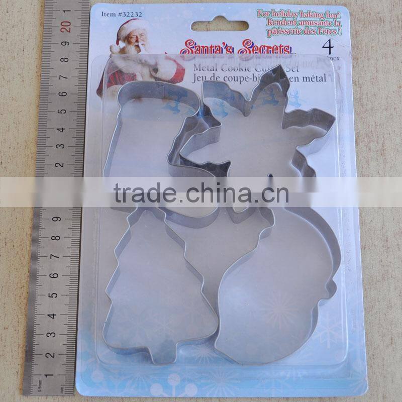 6pcs Set Halloween Cookie Cutters, Animal Stainless Steel tools in Blister