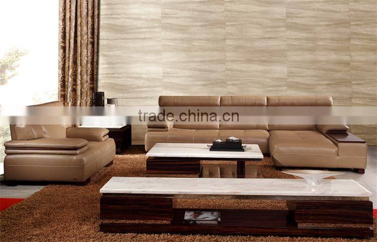 modern white marble top coffee table for living room furniture