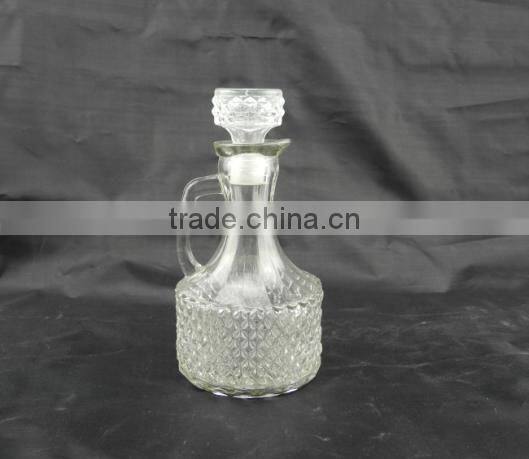 waterlight glass arrack wine beer oil pot with mini handle