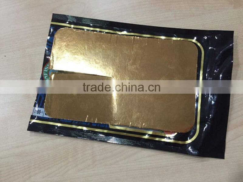 fish board(smoked salmon board,gold/silver paper board,aluminum foil laminated paper board,food tray board)