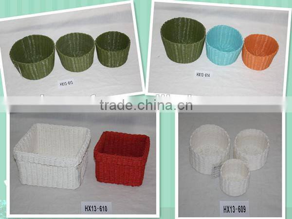 Hot Banana Leaves Wicker Storage Baskets