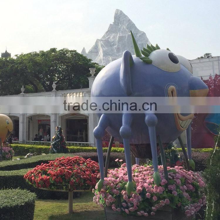 FRP garden big cartoon sculpture