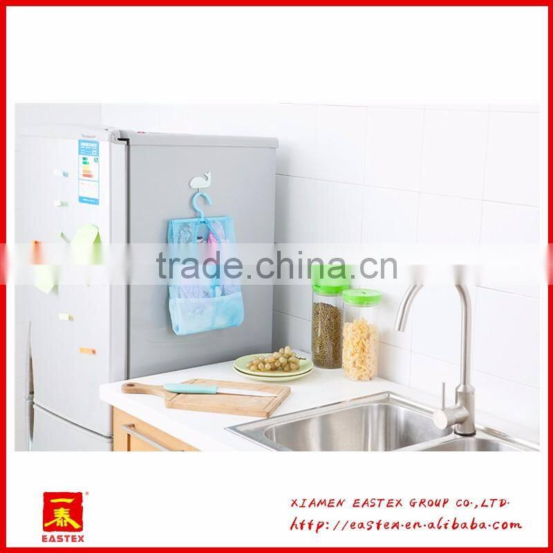 High Quality Multipurpose Kitchen Bathroom Hanging Storage Mesh Bag ,Clothespin Bag