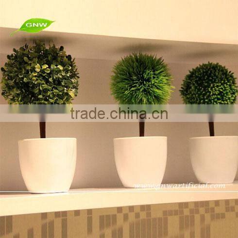 GP003-2 GNW artificial potted plants with bonsai pot for interior decoration items