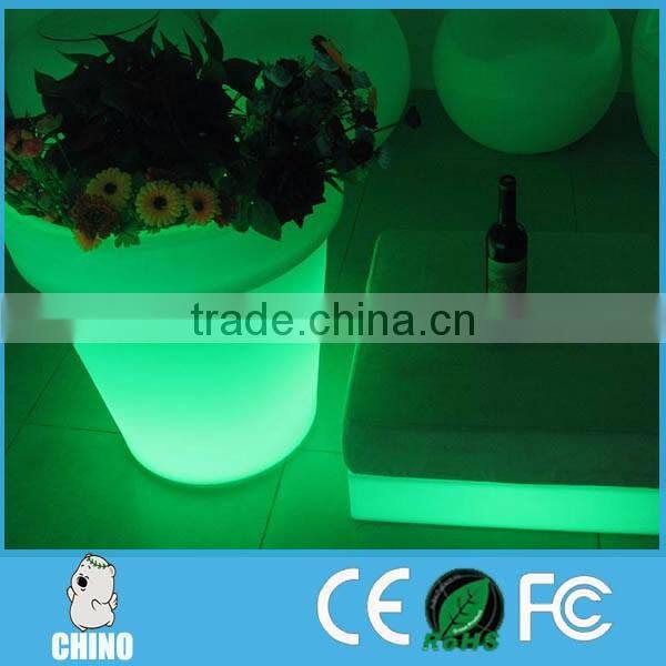 Wholesale Price bright led solar illuminated flower pot planters