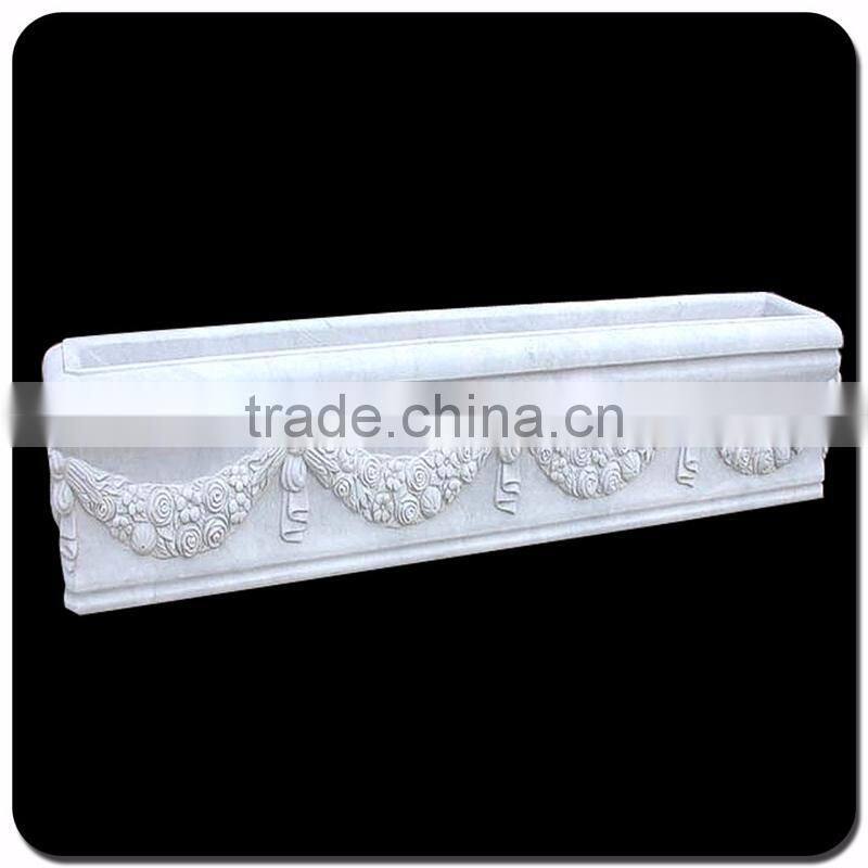 Cheap garden decorations landscaping long flowerpots