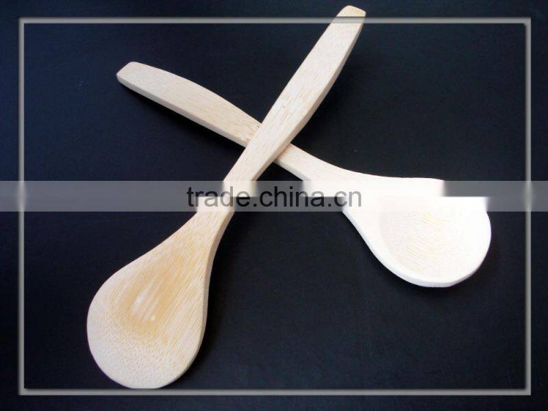 Durable natual wooden spoon, coffee tea or milk bamboo measuring spoon