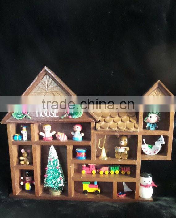 Wall Mountable Christmas House Scenery
