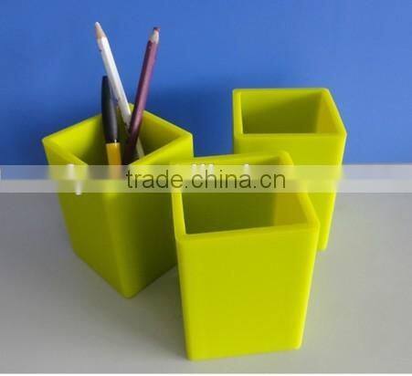 New korean office stationery retractable silicone desk pen holder