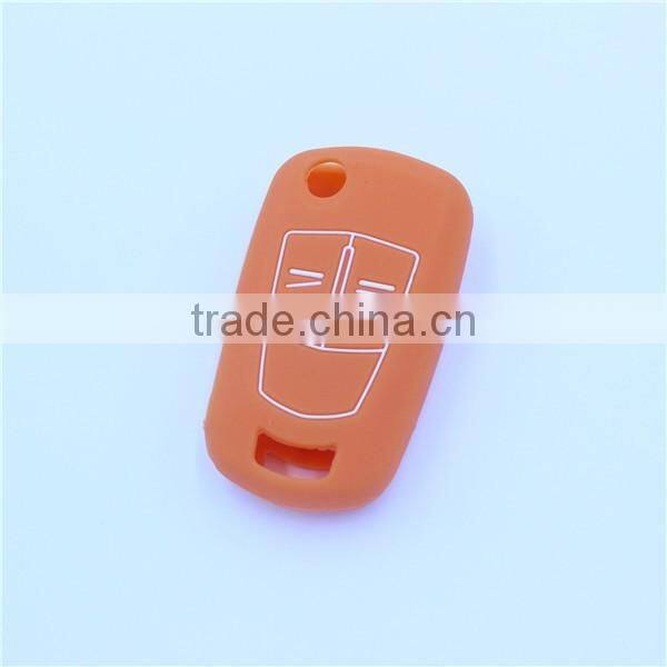 Silicone Remote Skin Cover fit for Opel Vauxhall 3 Button Flip Remote Key Case