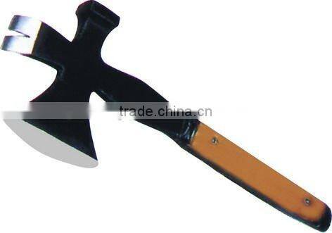 Hatchet type hammer with steel handle