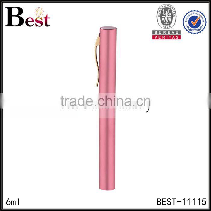 2017 new good cosmetic 6ml perfume spray bottle amber color perfume spray bottle round shape perfume bottle spray