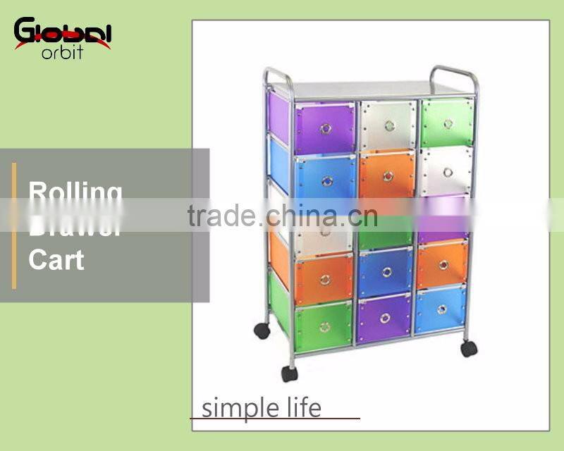High Quality Furniture Drawer Rack With Wheels Rolling Trolley Storage Drawer Carts