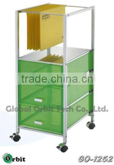 2-tier mobile office drawer cat