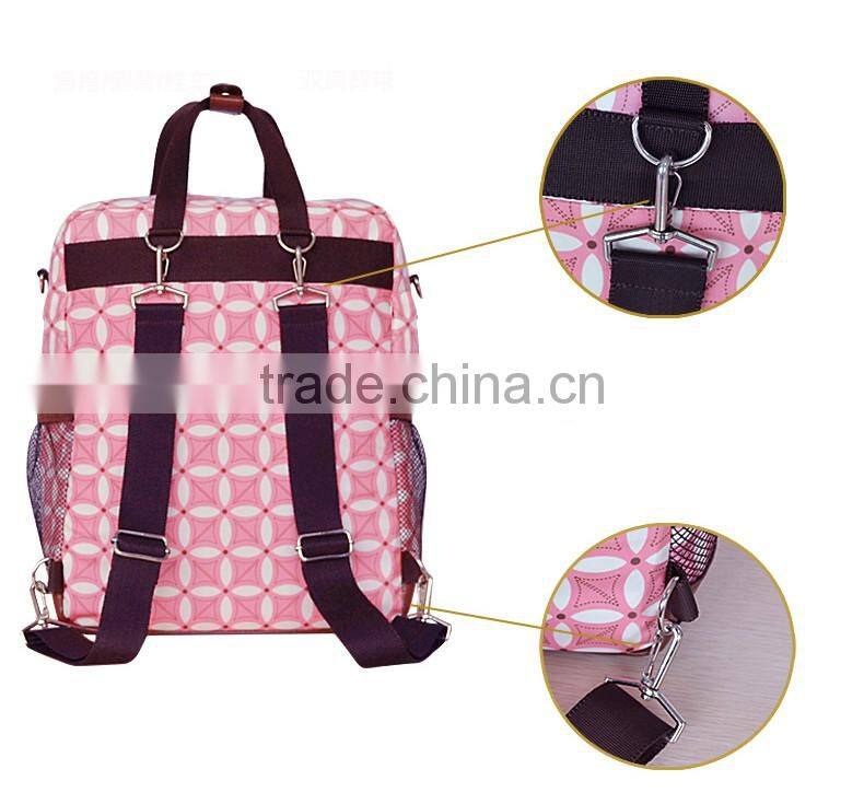 2016 Fashion multi-function mommy backpack storage bag
