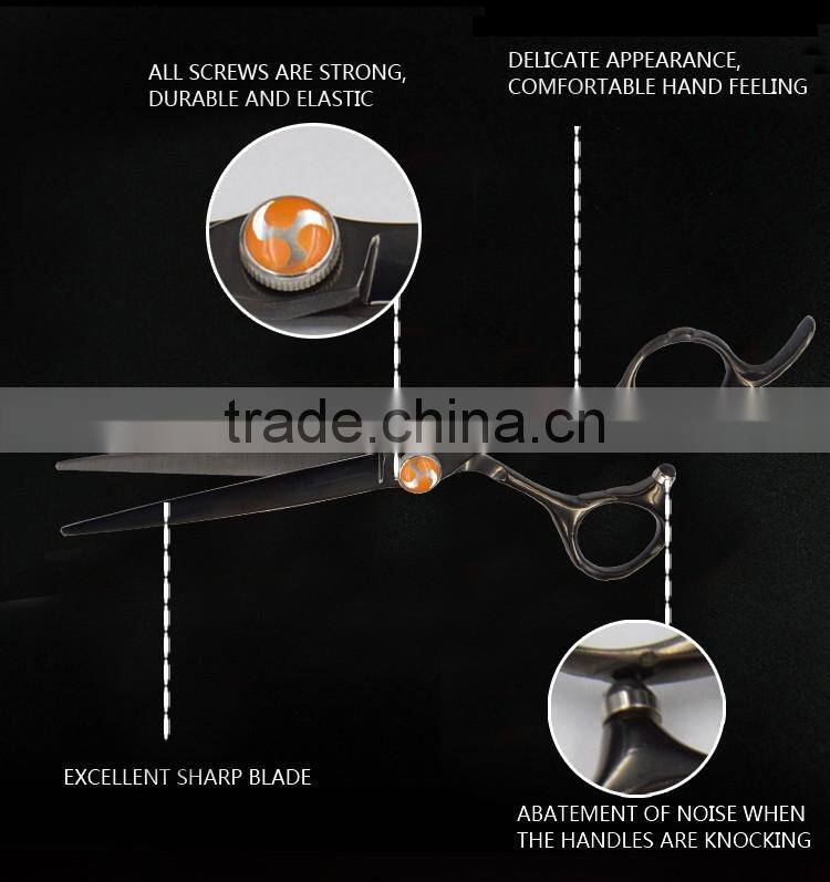 zhangjiagang 440c 2014 diamond-like carbon hairscissors hot sale