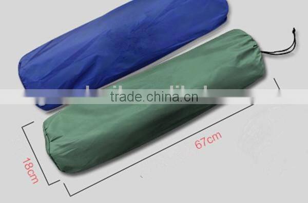 Double person polyster high density memory self inflatable camping mattress