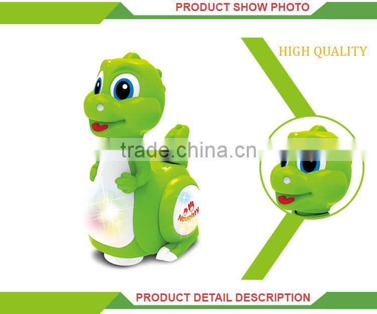 Hot selling intelligence cartoon moving dinosaur world toys