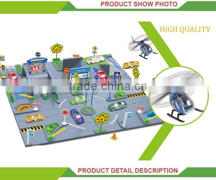 Hot selling high quailty alloy parking mini metal model car kits