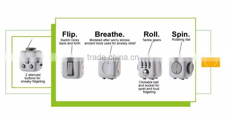 Top selling intelligent play toy multifunctional magic fidget cube