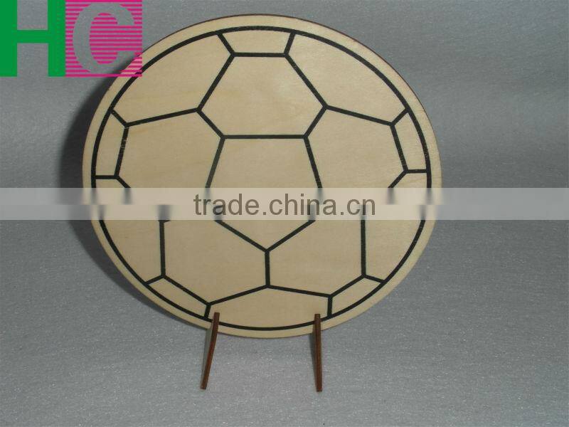 hot selling DIY wood ball painting, wooden toy painting