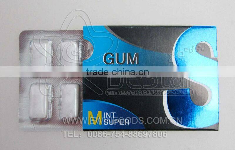 Four Flavors Sugar Free Chewing Gum&Xylitol Chewing Gum