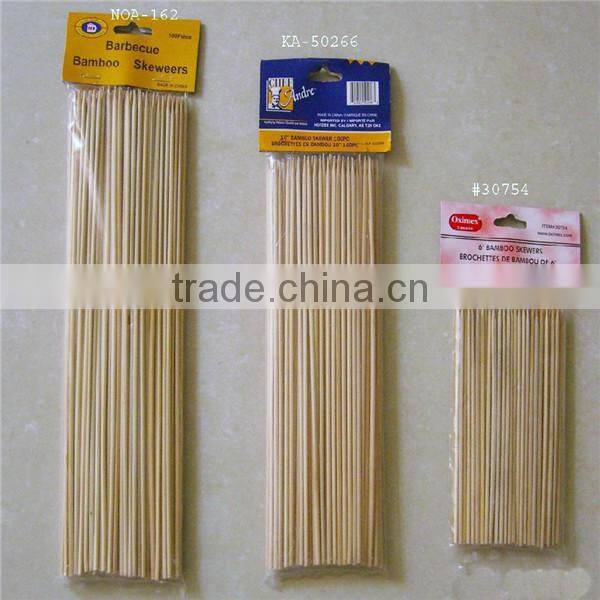Factory directly China bamboo rotating BBQ skewer