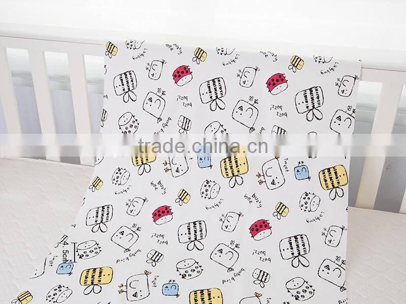 100% cotton printed fabric for baby bedding/kids bedding set fabric textile