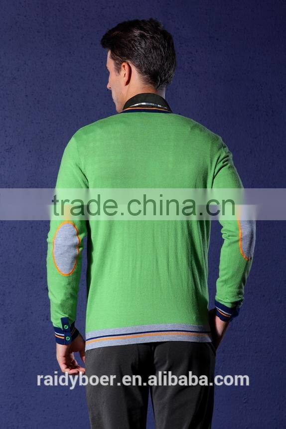 Men's college style basic sweater