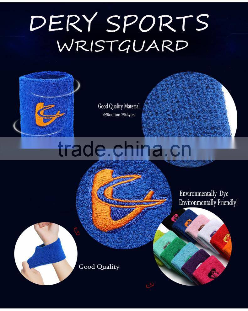 2015 high quality cotton terry wrist band produced by Dery