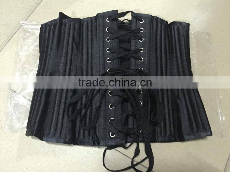 2016 NEW Arrival Perfect Effects 26 Bone Waist slimming Underbust Silk Surface Double Steel Bone Corset