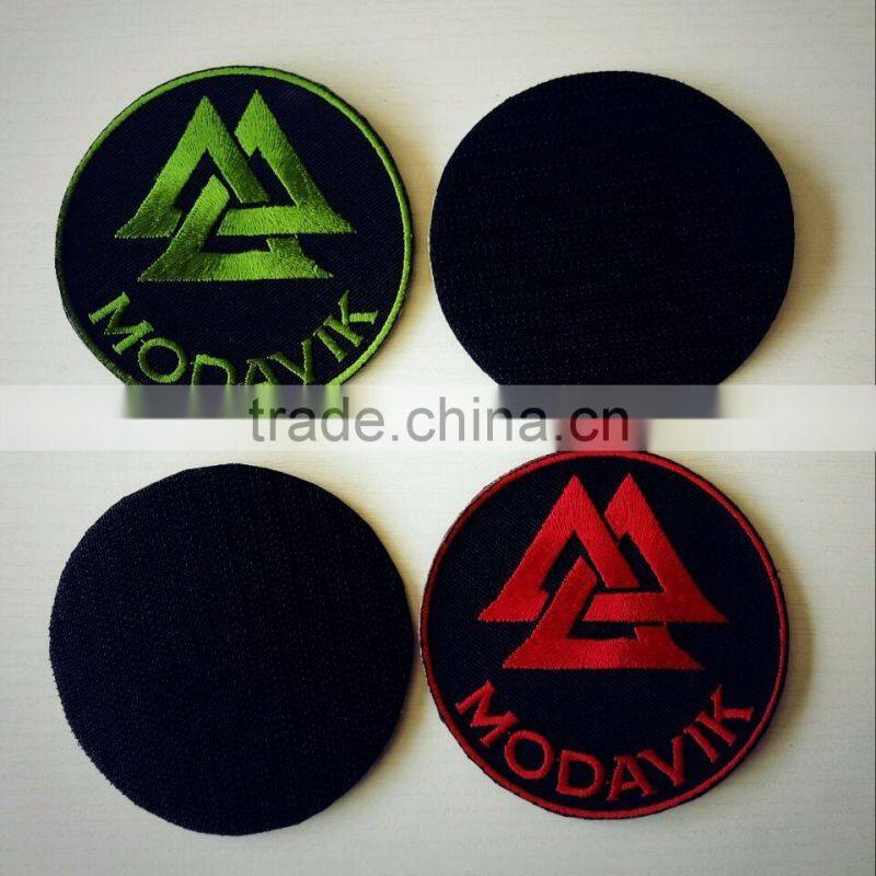2016 Hot sale custom fashion Eco-friendly clothing embroidery patch badges