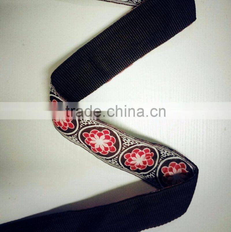 Custom high quality metal yarn jacquard ribbon for decoration