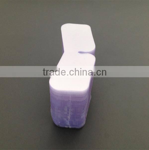 Custom Transparent PVC/PET Collar Butterfly ,Neck Collar Support For Shirt