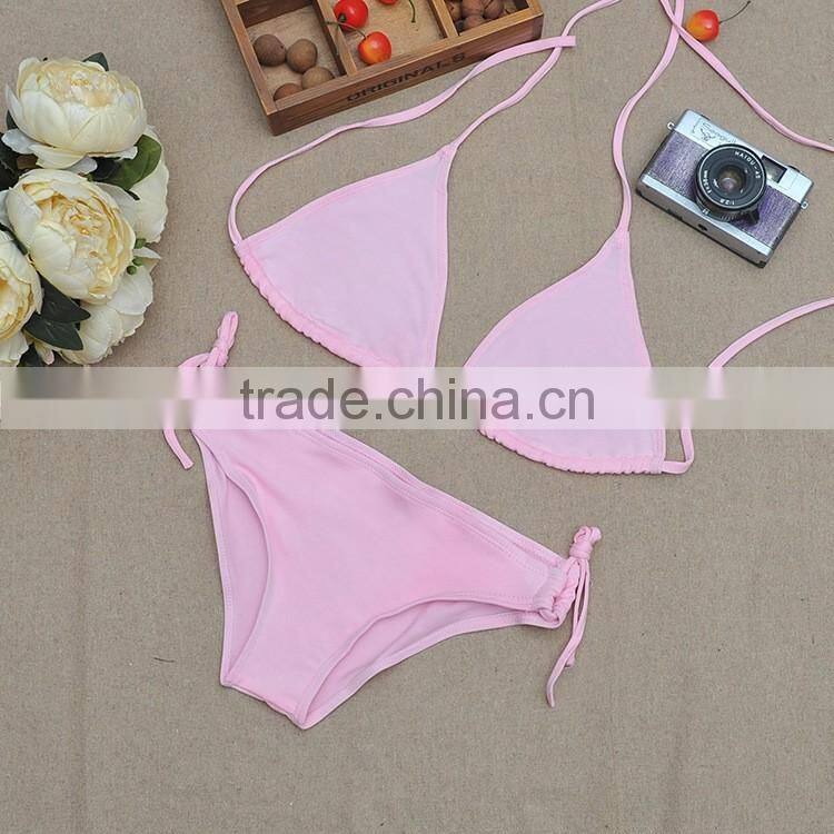 Women Push Up Swimwear Sexy Bikini Set Strappy Swimsuit