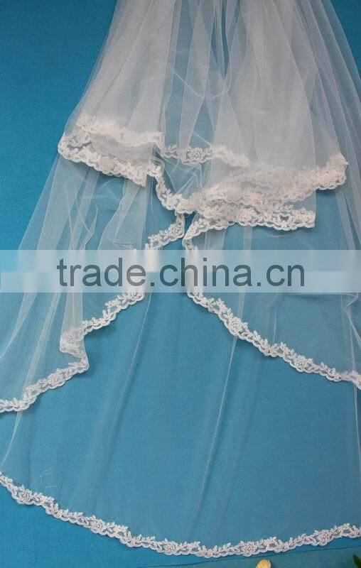 Graceful design for bridal wedding veils in high quality