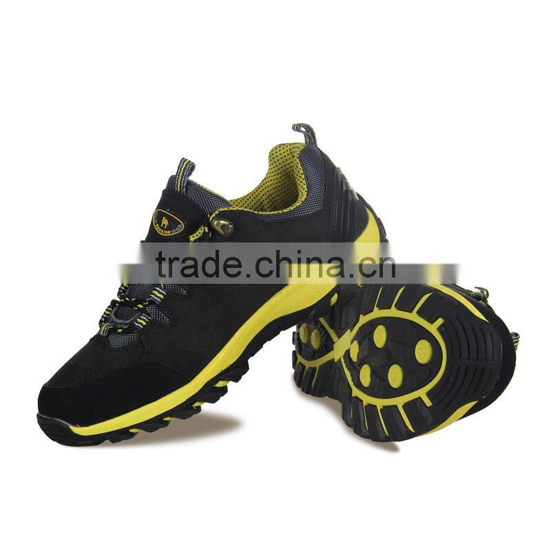 Outdoor climbing shoes anti-skidding to travel or walk for mens, adult climbing boot, outdoor shoe for worker made in jinjiang