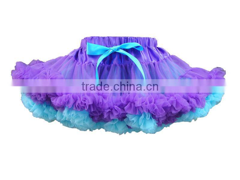 Lovely Pettiskirt Kids Birthday Party Dress Baby Girls Fancy Skirts Girl Pink Chiffon Skirt Boutique Dress