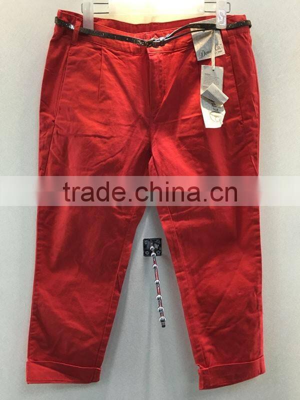 cheapest price 100%cotton pants goods in stock