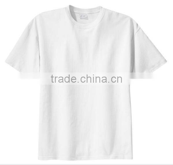 180g 100% cotton tubular t-shirt, high quality solid color t-shirt custom logo printing