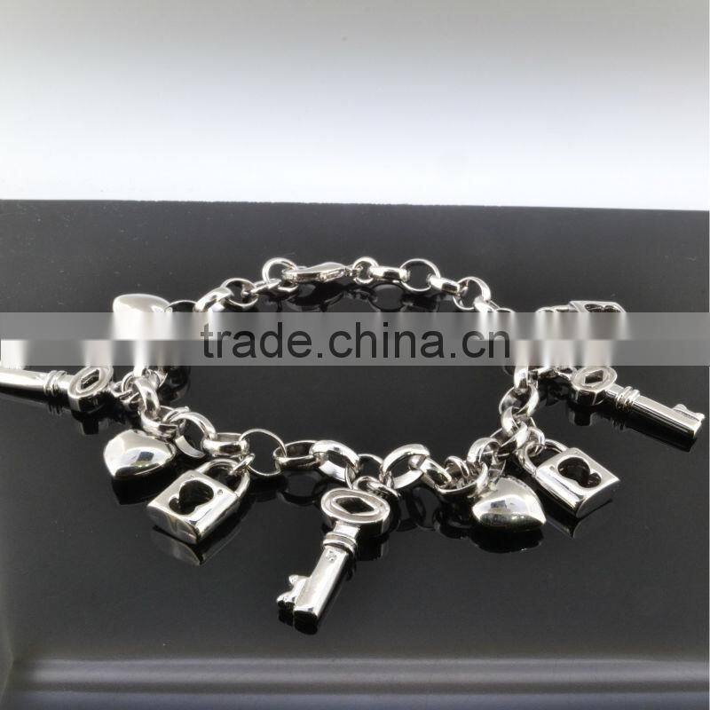 China jewelry 925 silver lady's bracelets