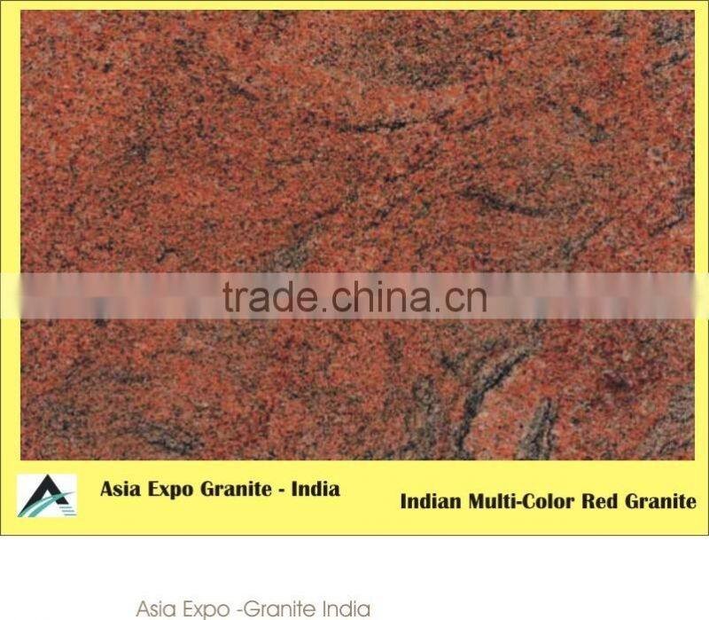 Red Granite Multicolored / Indian Red Color Granite