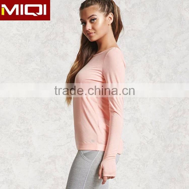 2017 Latest Design Fashionable 260gsm-280gsm girl fitness wear