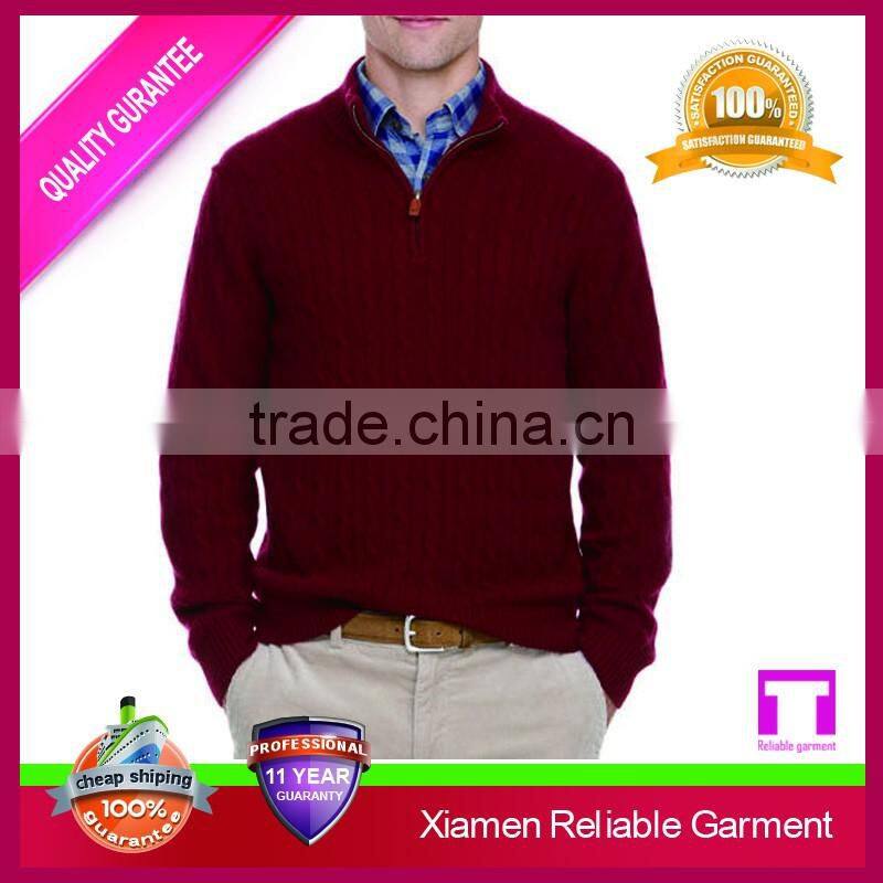 2016 luxury high quality fancy sweater/soft cashmere men's sweater with a texture