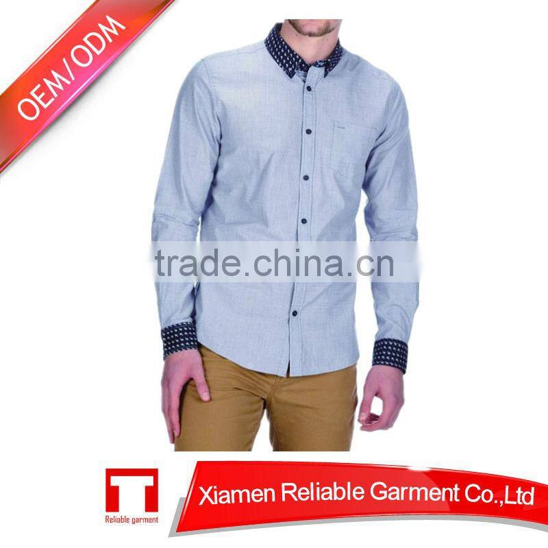 2014 the latest design 100% cotton check casual shirt for men