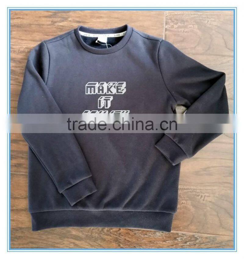 Winter autumn kids hoodies boys thick sweater children casual navy clothes