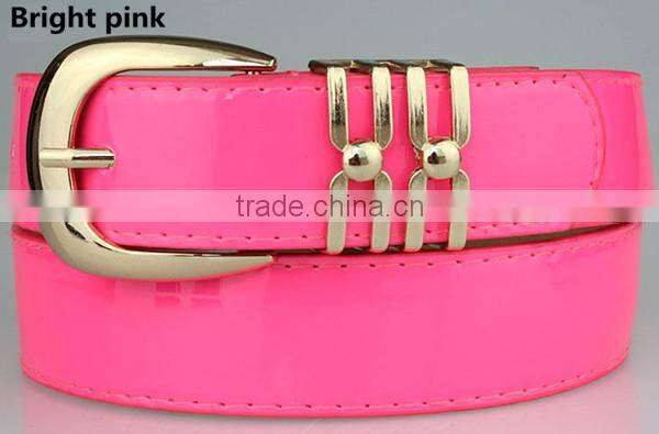 MOQ 1pc new arrival high quality with flat buckle design in alloy metal material safety leather belt buckle for women