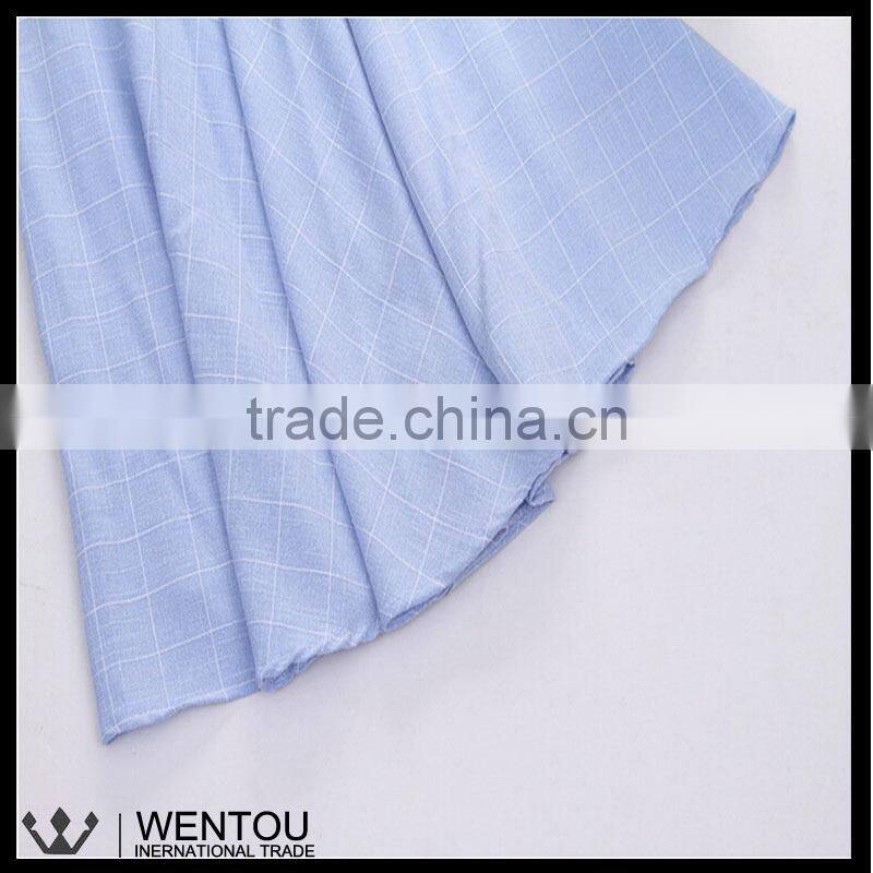 Wholesale Simple Fashions Flared Plaid Skirt