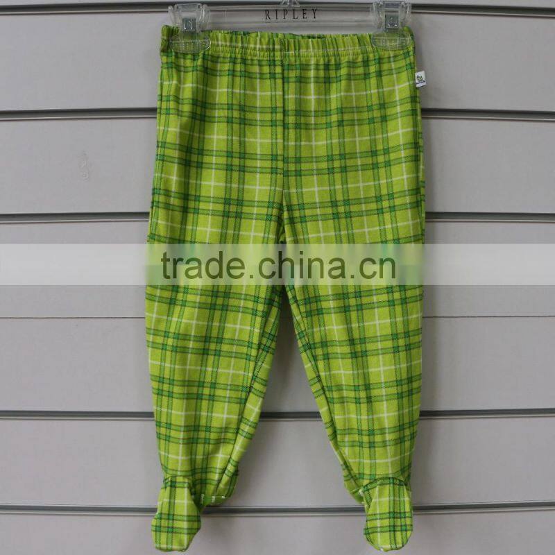cotton baby pants with feet for sleeping