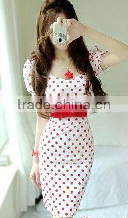 2013 Latest Elegant Polka Dots Summer Dresses